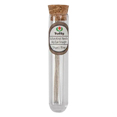 tulip short fine big eye bullionknot needles assorted