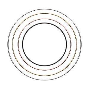 metal ring gold/silver/black/rose gold