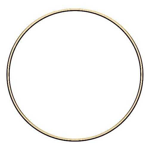 metal ring gold/silver/black/rose gold - gold 30 cm