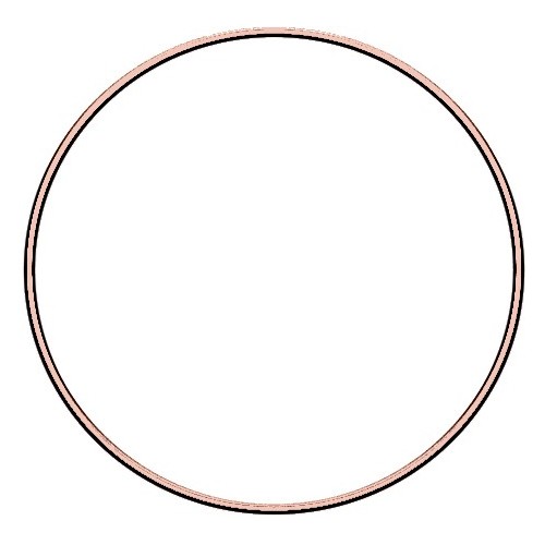metal ring gold/silver/black/rose gold