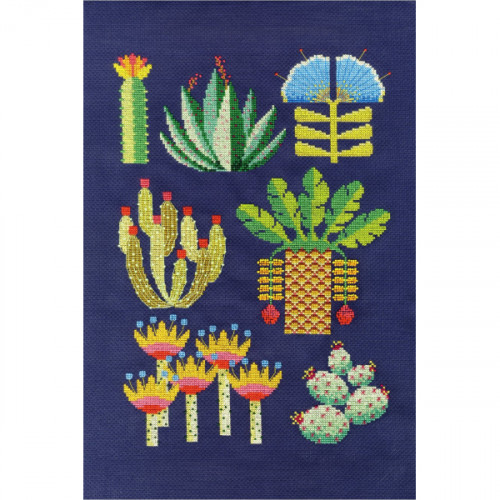 dmc forest cross stitch kit